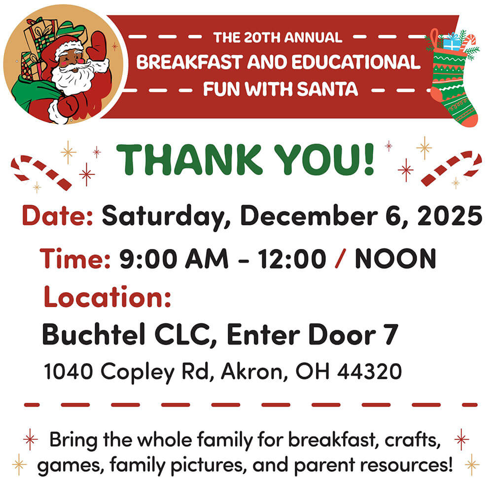 Project GRAD Akron - Breakfast with Santa 2022 (8 x 8 in)