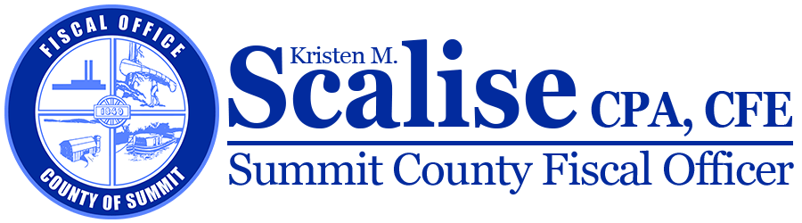 Kristen Scalise Summit County Fiscal Officer Logo